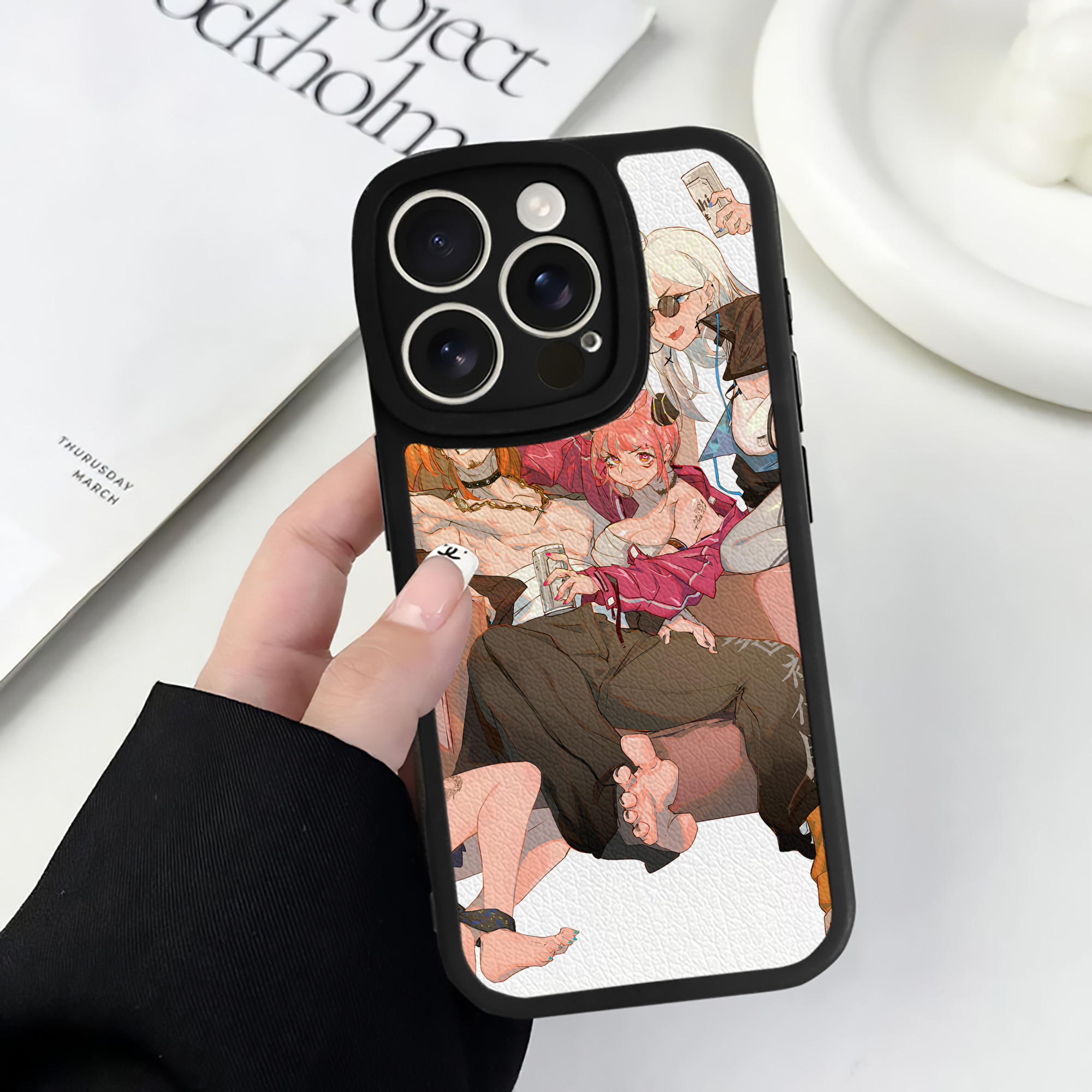 （画像用） SPY×FAMILY间谍家家酒 【iPhone 16シリーズ対応】シリコンスマホケース（レザー調） 材質：シリコン